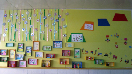 清流县实验幼儿园开展教师墙饰制作比赛