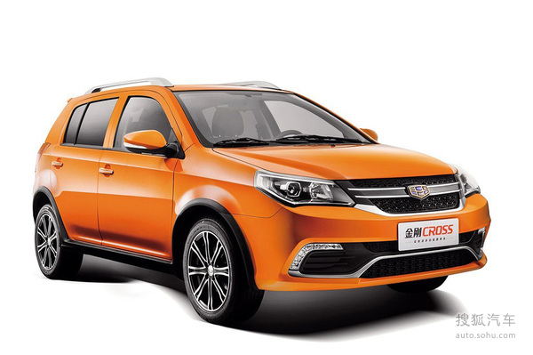 离地间隙180mm 吉利金刚CROSS官方图发布