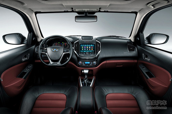 离地间隙180mm 吉利金刚CROSS官方图发布